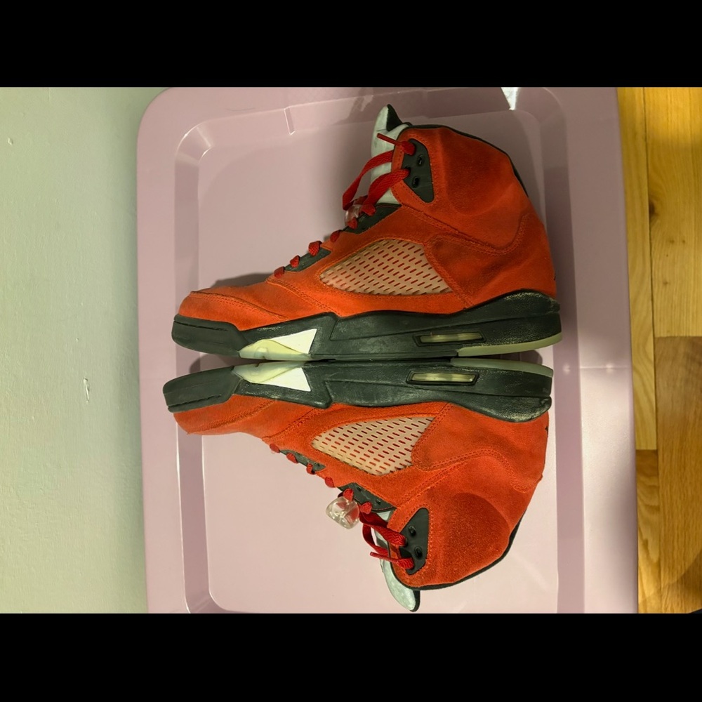 raging bull , size 12 , jordan 5s